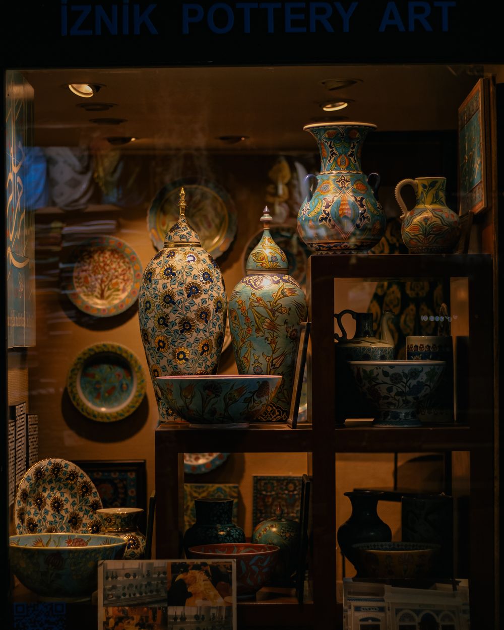 Large ceramic vase and bowl
